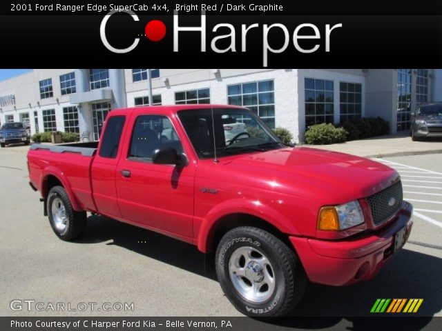 2001 Ford Ranger Edge SuperCab 4x4 in Bright Red