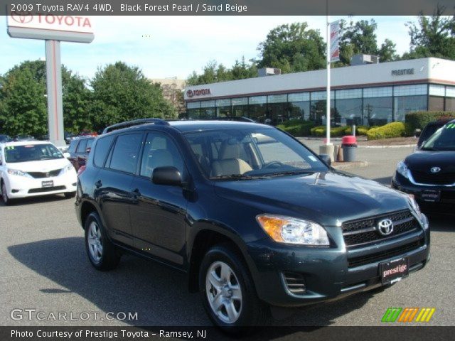 2009 Toyota RAV4 4WD in Black Forest Pearl