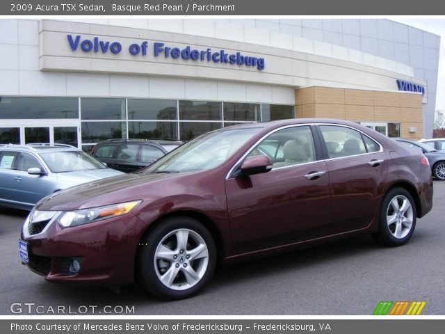 2009 Acura TSX Sedan in Basque Red Pearl