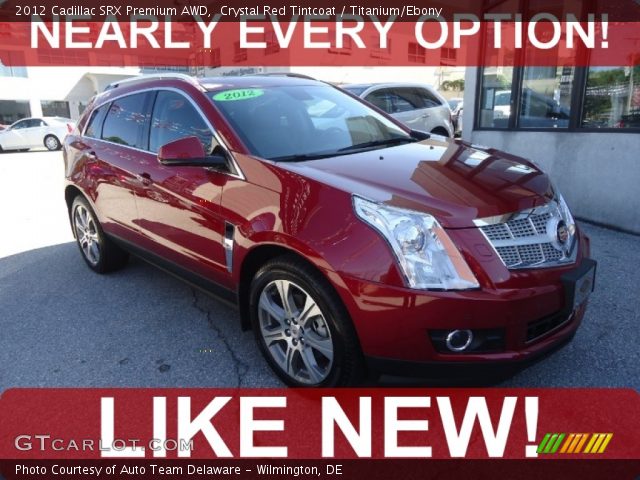 2012 Cadillac SRX Premium AWD in Crystal Red Tintcoat