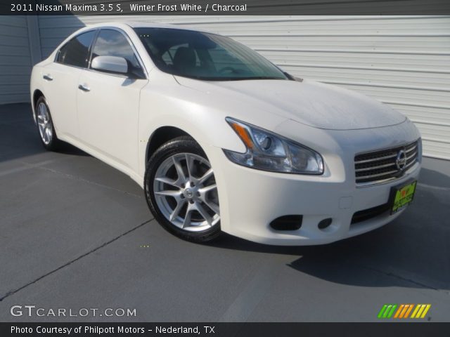 2011 Nissan Maxima 3.5 S in Winter Frost White