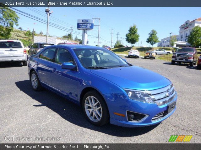 2012 Ford Fusion SEL in Blue Flame Metallic