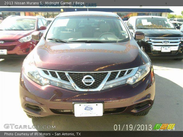 2013 Nissan Murano S in Midnight Garnet