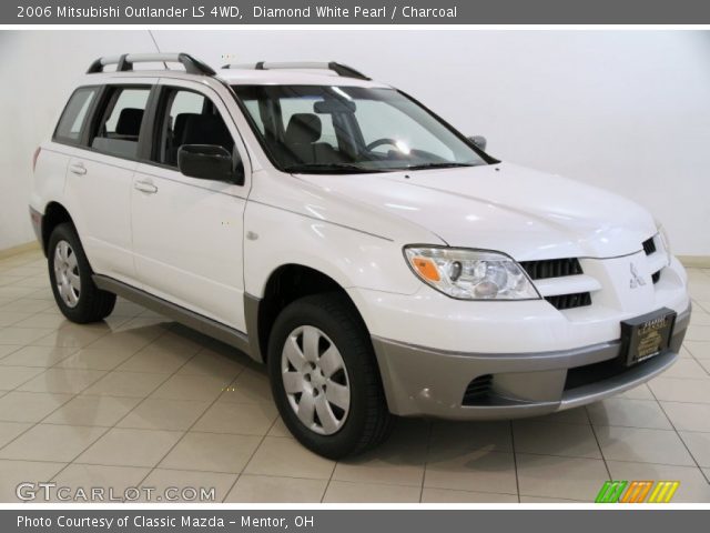 2006 Mitsubishi Outlander LS 4WD in Diamond White Pearl