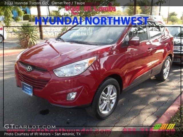 2013 Hyundai Tucson GLS in Garnet Red