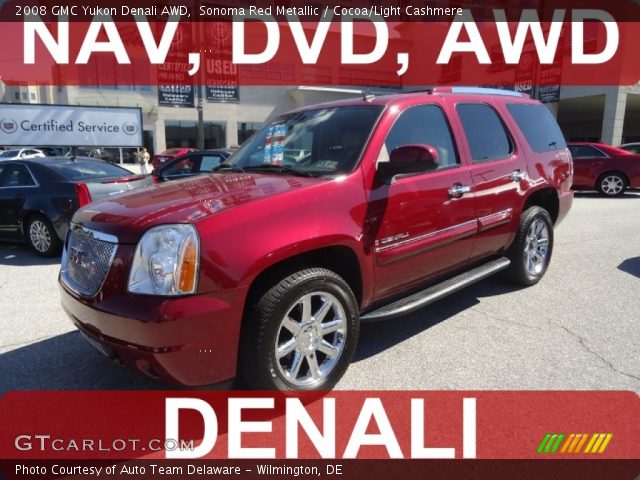 2008 GMC Yukon Denali AWD in Sonoma Red Metallic