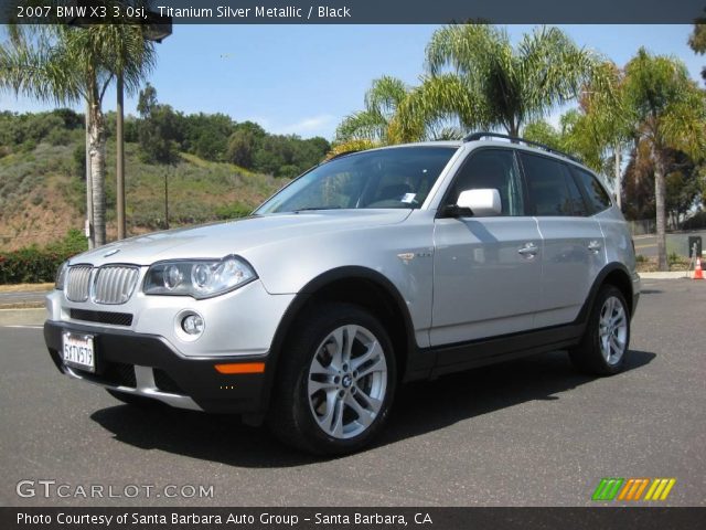 2007 BMW X3 3.0si in Titanium Silver Metallic