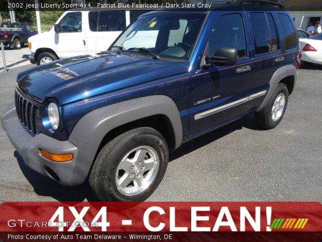 2002 Jeep Liberty Sport 4x4 in Patriot Blue Pearlcoat