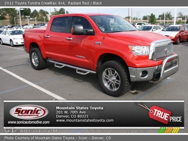 2012 Toyota Tundra CrewMax 4x4 in Radiant Red