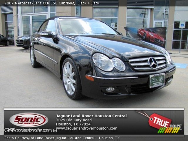 2007 Mercedes-Benz CLK 350 Cabriolet in Black