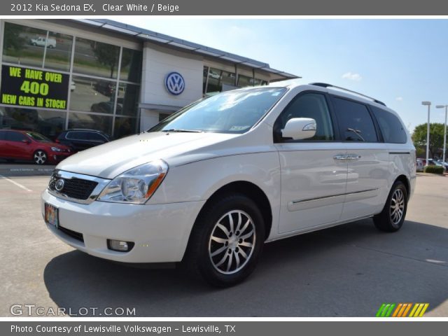 2012 Kia Sedona EX in Clear White