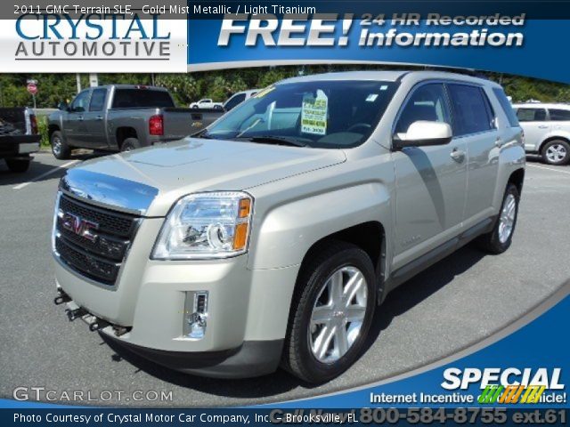 2011 GMC Terrain SLE in Gold Mist Metallic