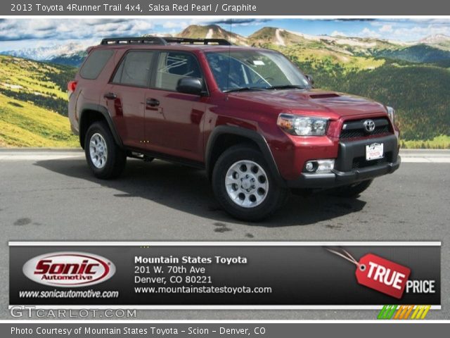 2013 Toyota 4Runner Trail 4x4 in Salsa Red Pearl