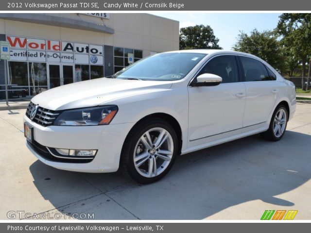 2012 Volkswagen Passat TDI SE in Candy White