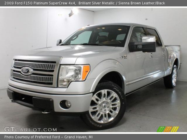 2009 Ford F150 Platinum SuperCrew 4x4 in Brilliant Silver Metallic