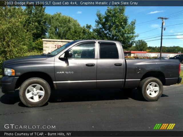 2003 Dodge Ram 1500 SLT Quad Cab 4x4 in Graphite Metallic