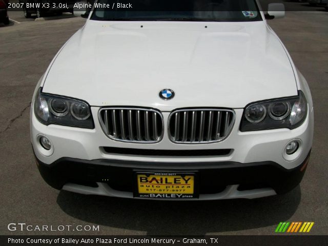2007 BMW X3 3.0si in Alpine White
