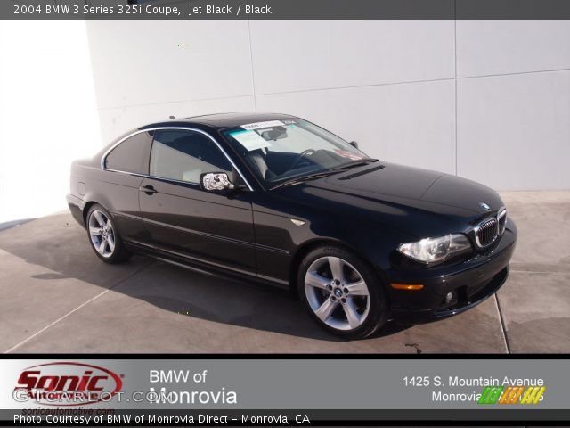2004 BMW 3 Series 325i Coupe in Jet Black