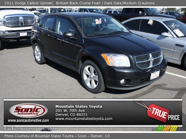 2011 Dodge Caliber Uptown in Brilliant Black Crystal Pearl
