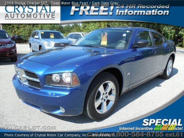 2009 Dodge Charger SXT in Deep Water Blue Pearl