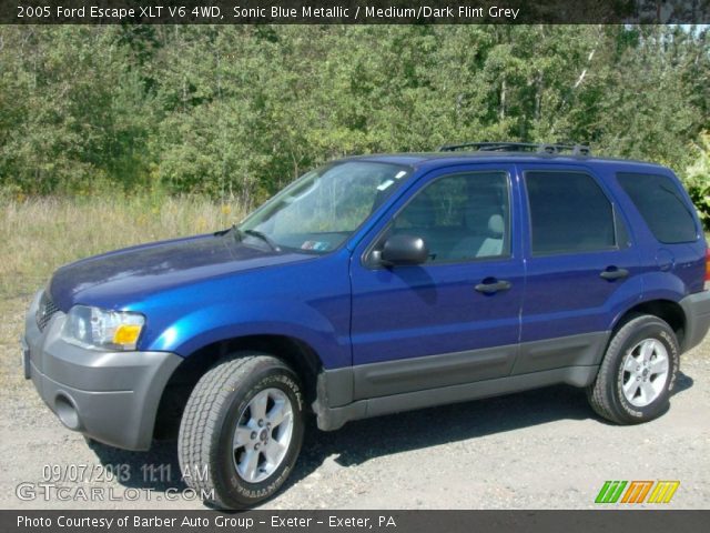 2005 Ford Escape XLT V6 4WD in Sonic Blue Metallic