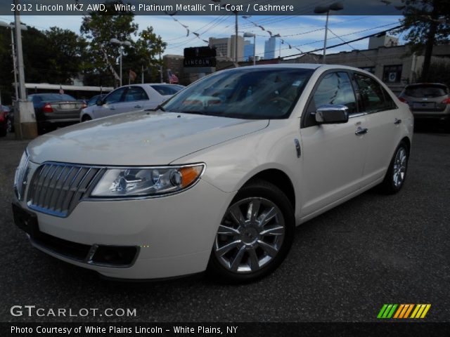 2012 Lincoln MKZ AWD in White Platinum Metallic Tri-Coat