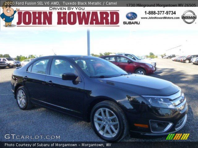 2010 Ford Fusion SEL V6 AWD in Tuxedo Black Metallic