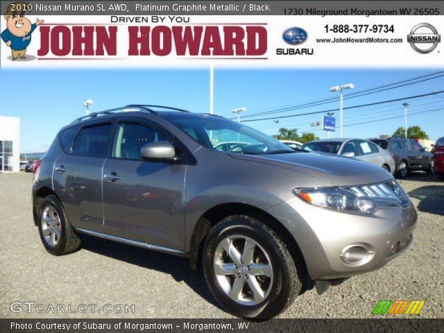 2010 Nissan Murano SL AWD in Platinum Graphite Metallic