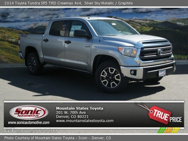 2014 Toyota Tundra SR5 TRD Crewmax 4x4 in Silver Sky Metallic