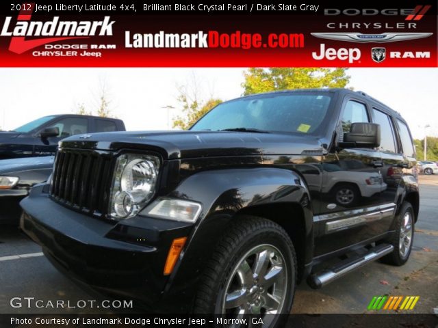 2012 Jeep Liberty Latitude 4x4 in Brilliant Black Crystal Pearl