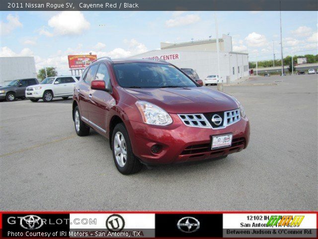 2011 Nissan Rogue SV in Cayenne Red
