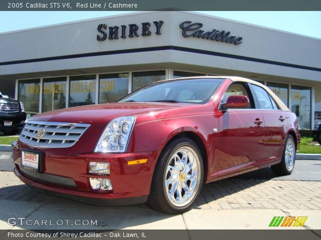 2005 Cadillac STS V6 in Red Line