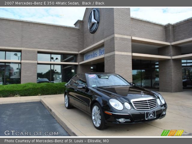 2007 Mercedes-Benz E 350 4Matic Sedan in Black