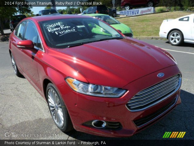 2014 Ford Fusion Titanium in Ruby Red