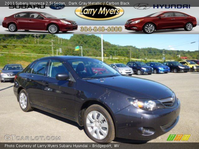 2011 Subaru Impreza 2.5i Sedan in Dark Gray Metallic