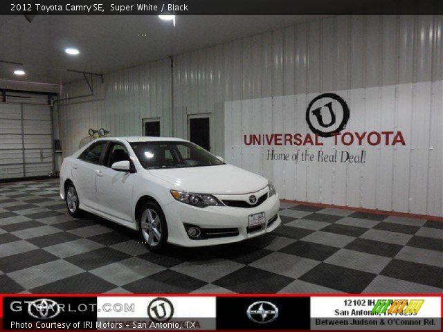 2012 Toyota Camry SE in Super White
