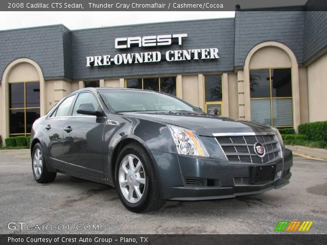 2008 Cadillac CTS Sedan in Thunder Gray Chromaflair