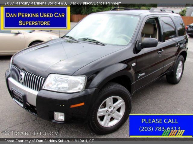 2007 Mercury Mariner Hybrid 4WD in Black