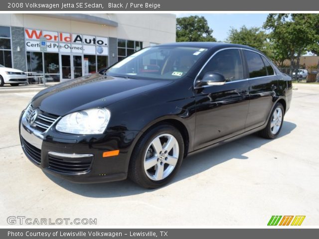 2008 Volkswagen Jetta SE Sedan in Black