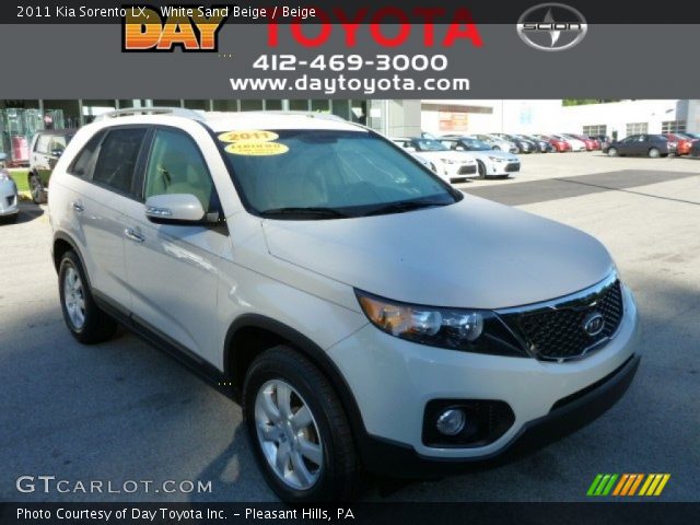 2011 Kia Sorento LX in White Sand Beige