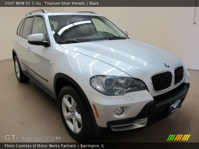 2007 BMW X5 3.0si in Titanium Silver Metallic