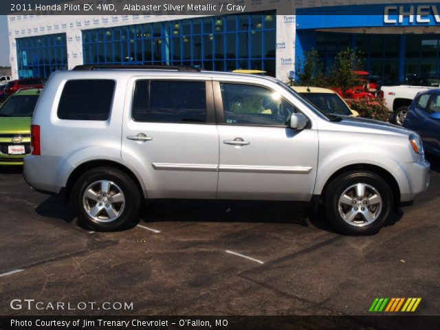 2011 Honda Pilot EX 4WD in Alabaster Silver Metallic