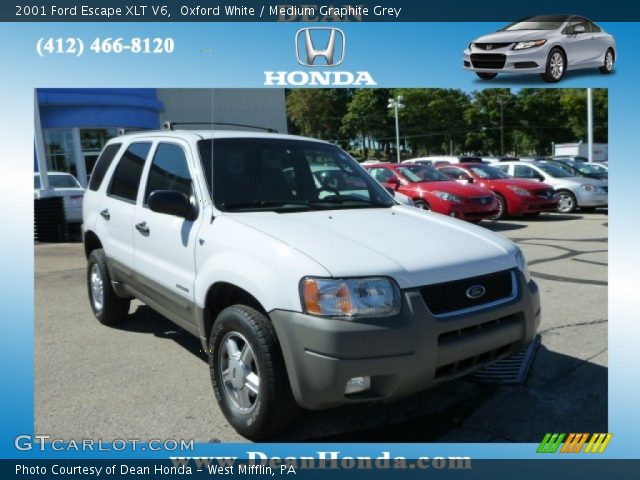 2001 Ford Escape XLT V6 in Oxford White