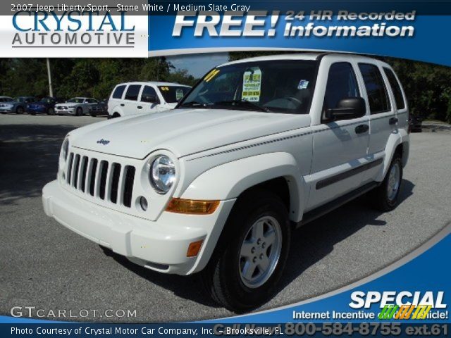 2007 White jeep liberty for sale #5