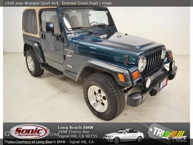 1998 Jeep Wrangler Sport 4x4 in Emerald Green Pearl