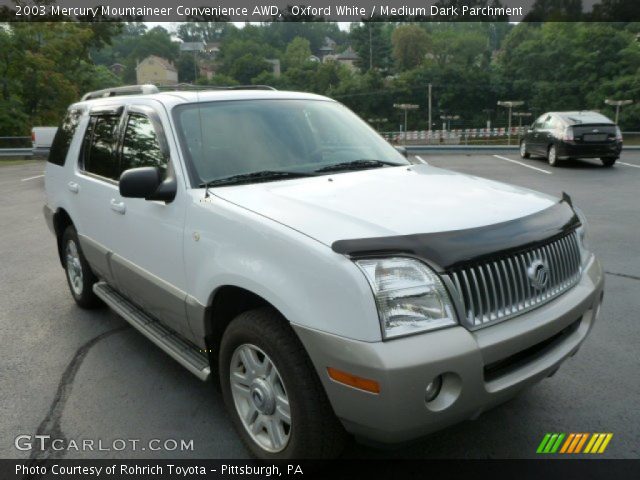 2003 Mercury Mountaineer Convenience AWD in Oxford White