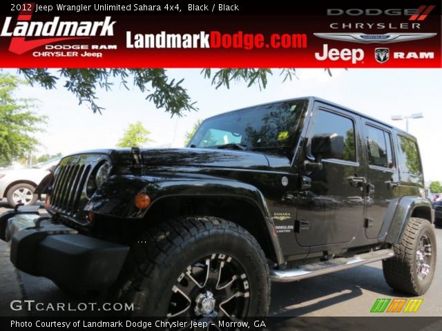 2012 Jeep Wrangler Unlimited Sahara 4x4 in Black