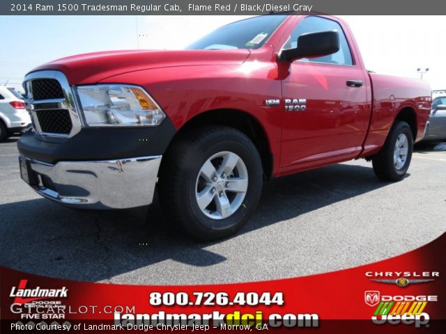 2014 Ram 1500 Tradesman Regular Cab in Flame Red