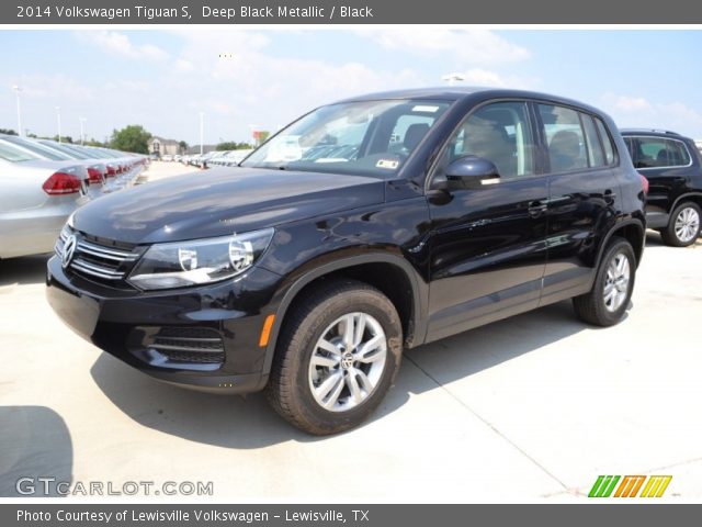 2014 Volkswagen Tiguan S in Deep Black Metallic