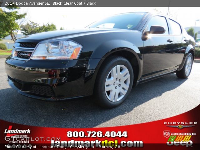 2014 Dodge Avenger SE in Black Clear Coat